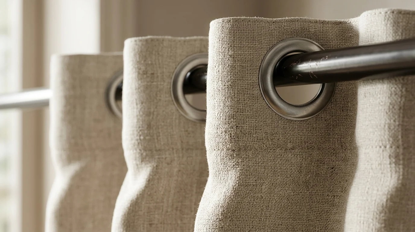 Правильно подобранный коэффициент сборки формирует глубокие, симметричные фалды, задающие ритм всему интерьеру.